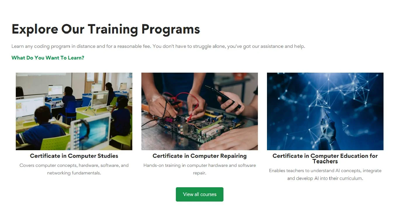 Training Center Website with WordPress 4 Training Center Website with Modern Design img1 1