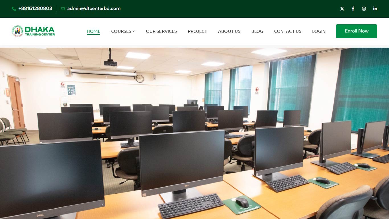 Training-Center-Website-with-wordpress