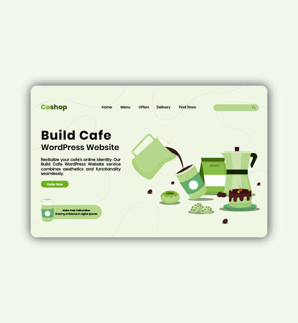 Cafe WordPress Website